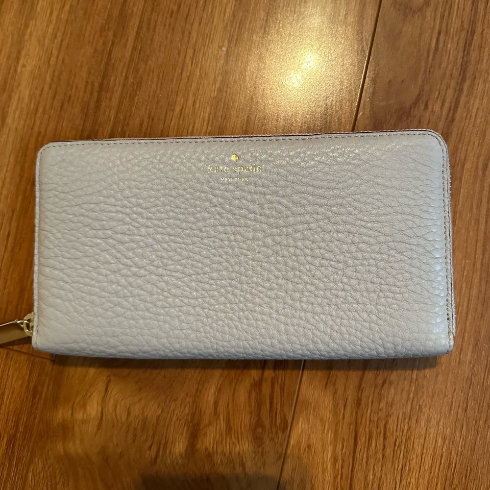 Beige Kate Spade Wallet
